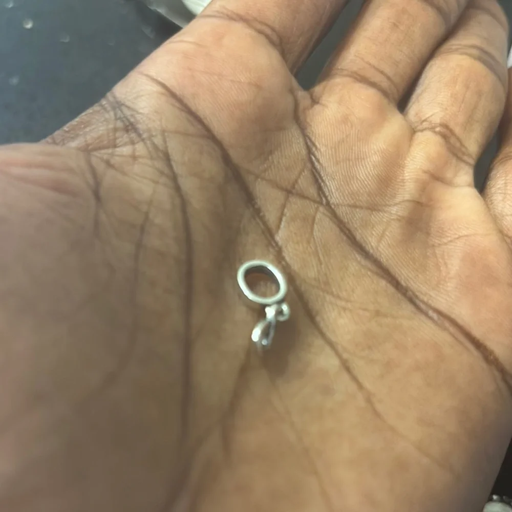 Pink & Silver Infinity Pandora Chatm - Picture 2 of 3